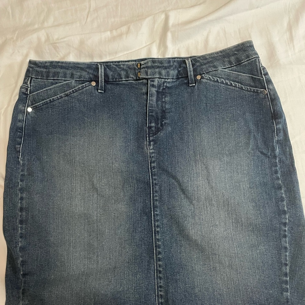 Levi's Blue Denim Pencil Skirt size 14